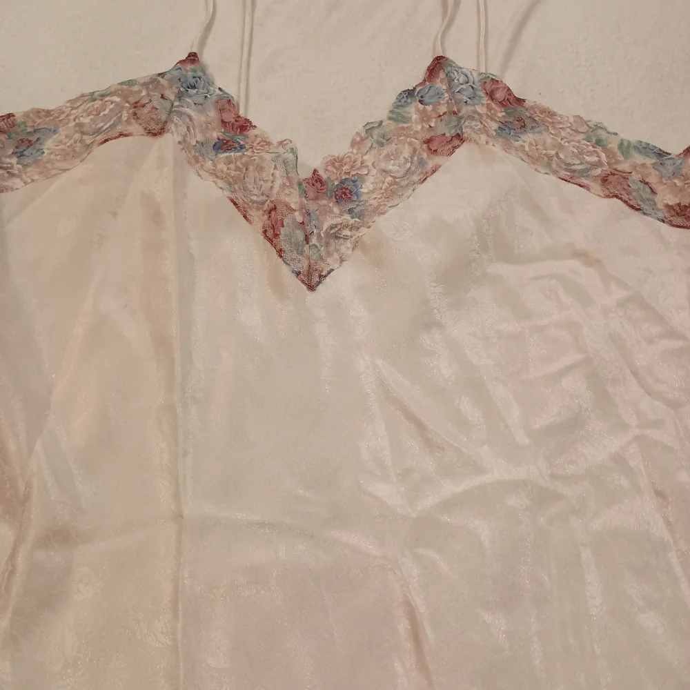 Vintage Wendy Ann Pink Satin And Lace Peignoir Robe And Nightgown Set Size 1X-2X